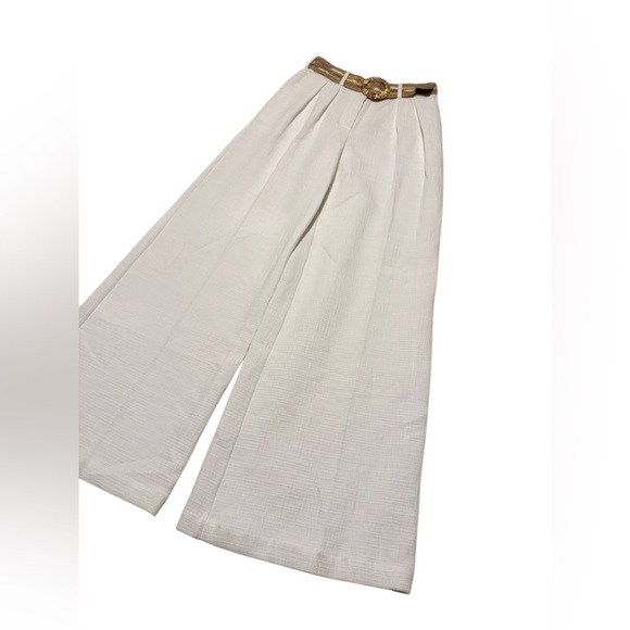 NWT Zimmermann Devi Tuck Pants in White Size 1/ US 6 - Picture 6 of 13